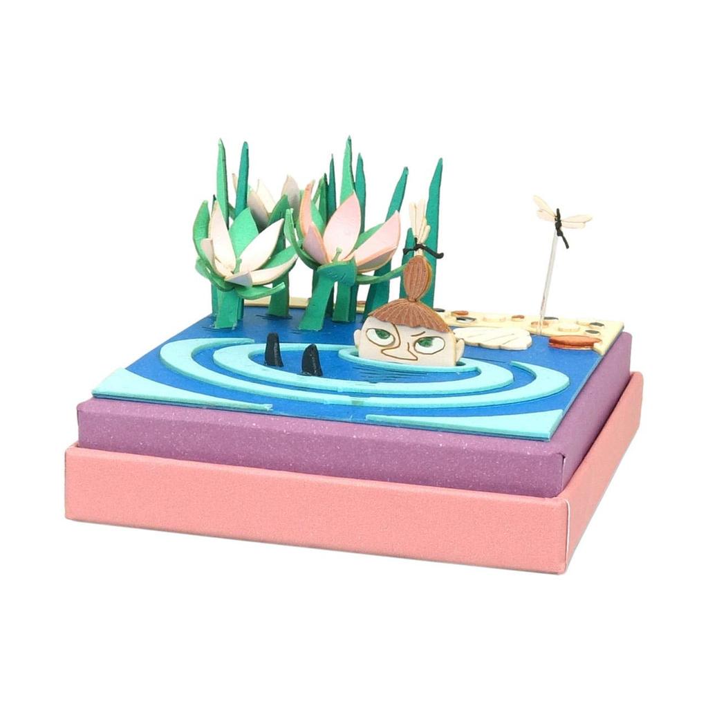 Sankei Moomin Mini Little My Waterside Paper Craft MP09-01