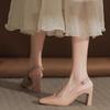 Fashion High Heels Women Sandals 2025 Summer Shallow Shoes Fad Woman Designer Elegant New Trends Slippers Dress Pumps Sandalias De Mujer