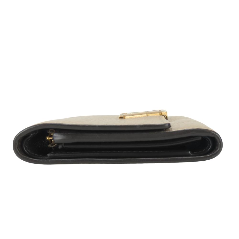 Used LOUIS VUITTON Tri-fold wallet Portefeuille Capsine M62159 compact Galle Grege LV logo
