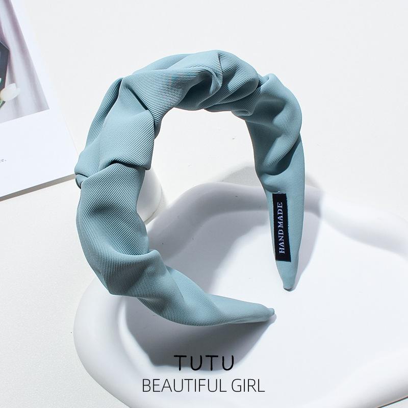 Premium Knotted Solid Color Headband - Retro Fashion, Versatile Korean Style Hair Accessory