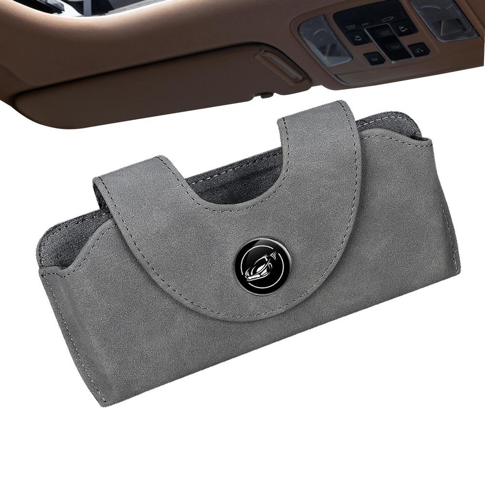 Car Sun Visor Organizer Magnetic Closure Sunglasses Organizer Portable Vehicle Sun Visor Eyeglasses Holder For Cars SUVs