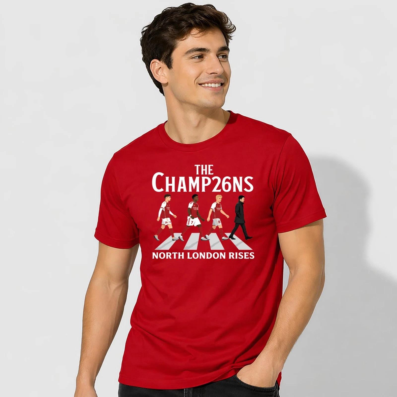 North London Rises Football Champions Shirt, Retro Victory Parade Tee, Gunner Ar 2XL