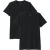 Seamless Crew Neck FA19EA5A Black Size L Men's Short-Sleeve T-Shirt (2-Pack) Men's