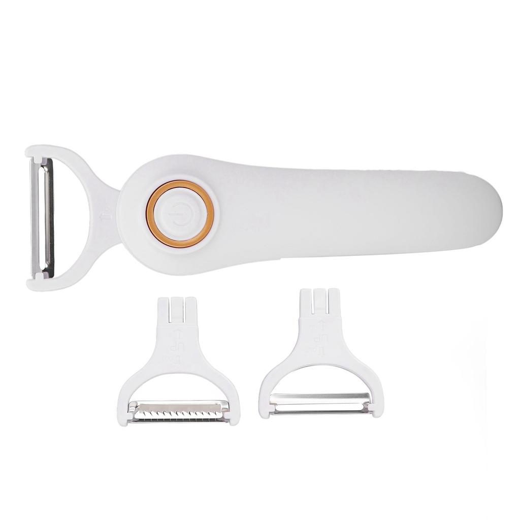 Obieraczka elektryczna Ręczna obieraczka USB do warzyw owocowych z 3 głowicami tnącymi do domu