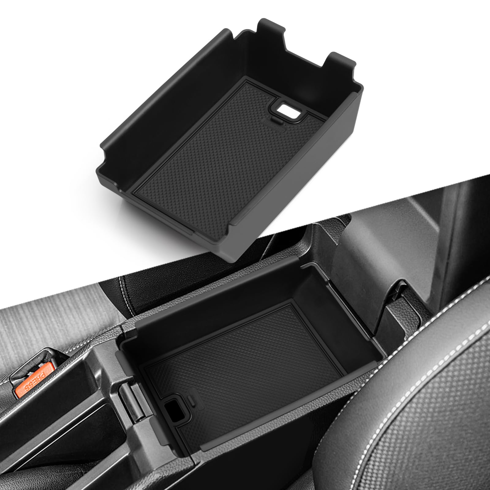 

Armrest Box, Compatible with Honda New WR-V, WRV DG Series, Console Box, Storage Box, WR-V DG console box чёрный