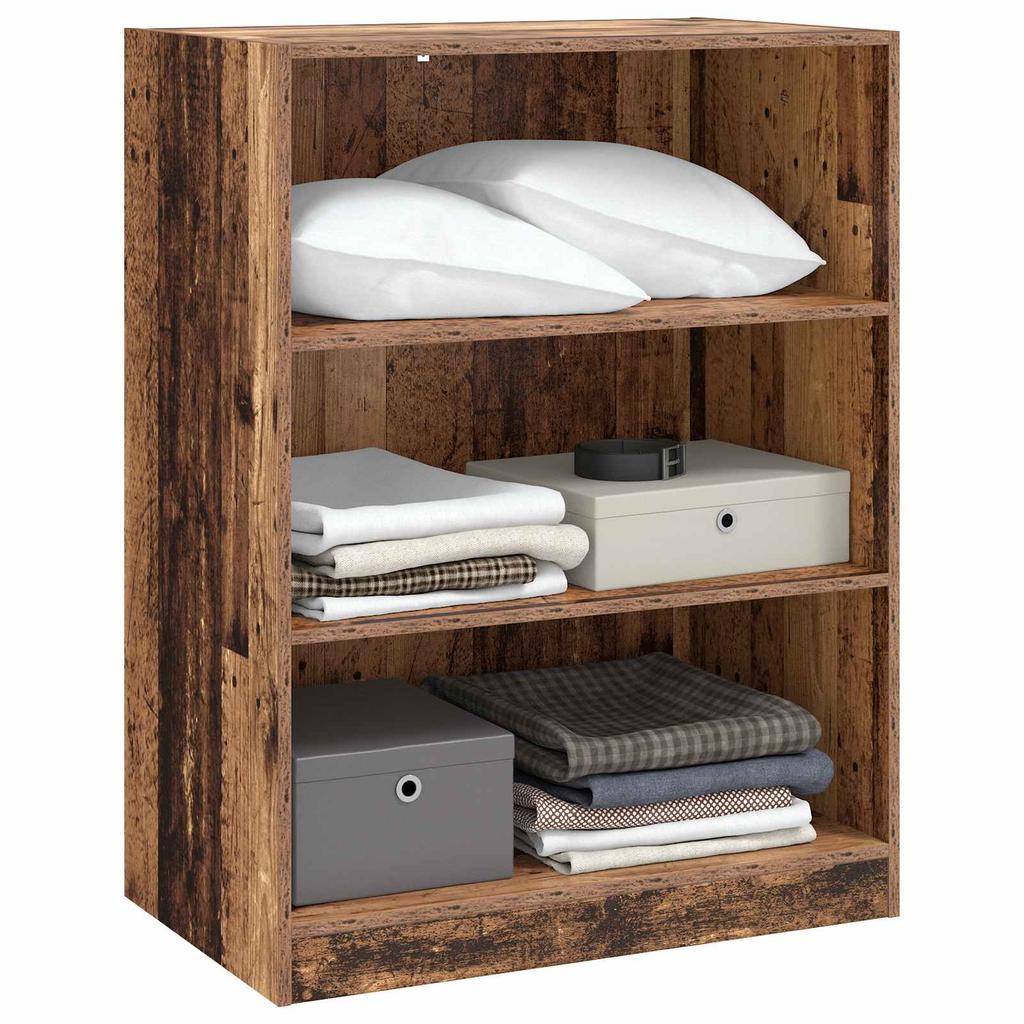 Wardrobe with Shelf Reclaimed Wood 77 x 48 x 102 cm PB