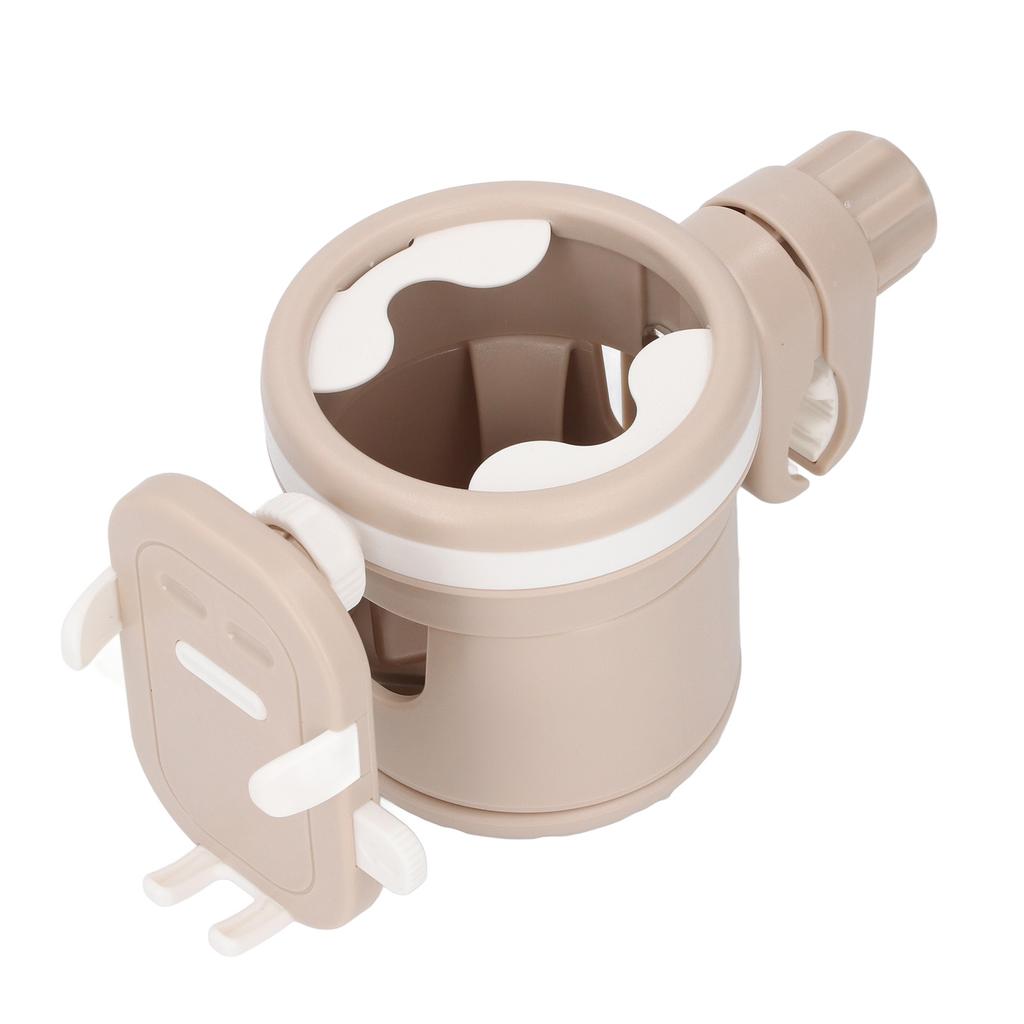 Suport pentru pahar pentru cărucior cu suport pentru telefon Multifuncțional 3 în 1 Suport pentru sticlă pentru cărucior pentru premergător