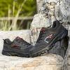 Large size hiking shoes leather surface dirt-resistant shoes non-slip and wear-resistant outdoor sports men's shoes