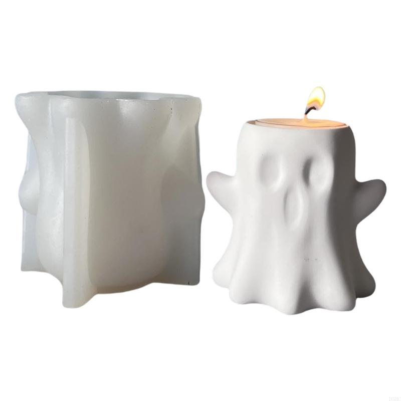 Cartoon Candlestick Silicone Molds Ornament Halloween Holder Molds Plasters Mould for Candle Holder Making