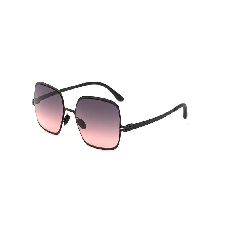 JYL TS Women's Screwless Steel - Square Spring-Temple Trendy Shades B95