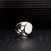 Yooping Men's Silver 925 Ring, Adjustable Size, Retro Craftsmanship, Unisex, A-Style