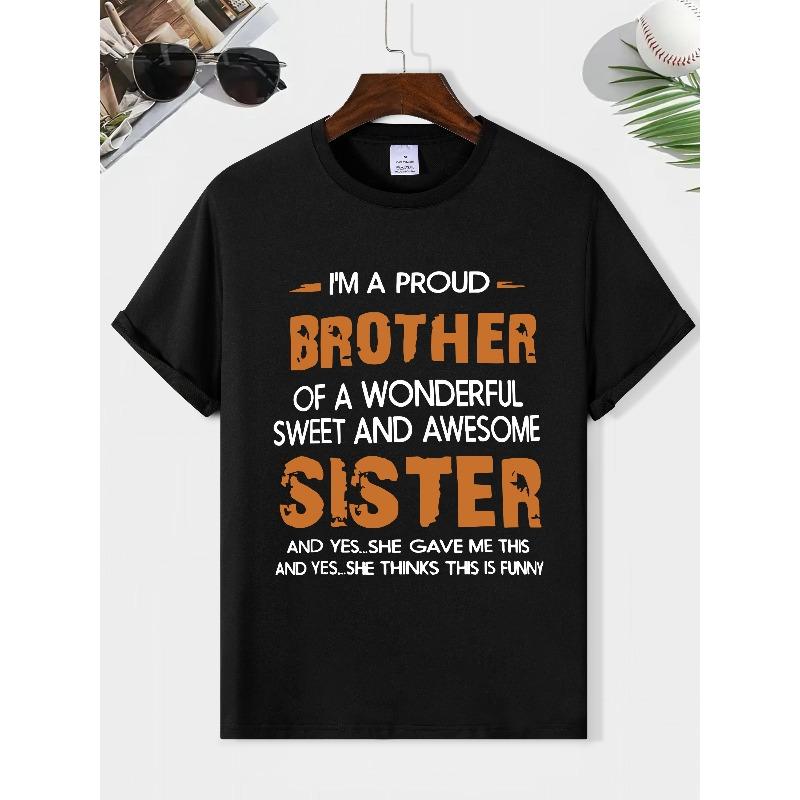 Tailles européennes T-shirt imprimé confortable pour homme à col rond, Manches courtes ample décontracté pour Printemps Été Vacances