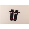 Magnetic Couple Socks with Embroidered Eyes and Holding Hands Design
