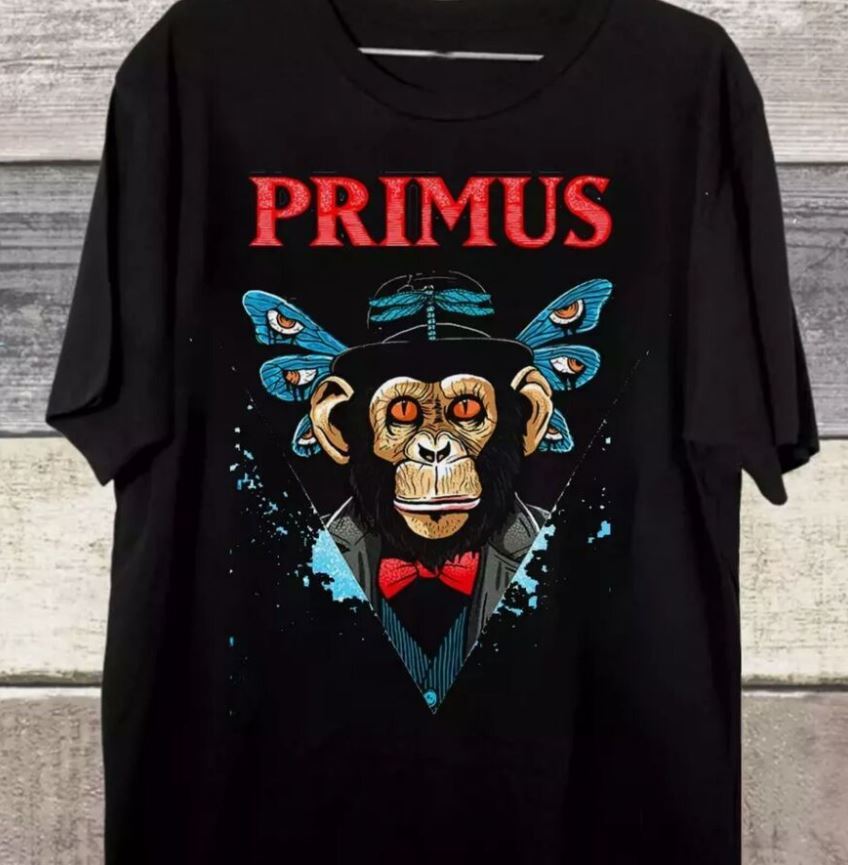 Primus 2024 Summer Tour Band black shirt Unisex All sizes Unisex T-Shirt L