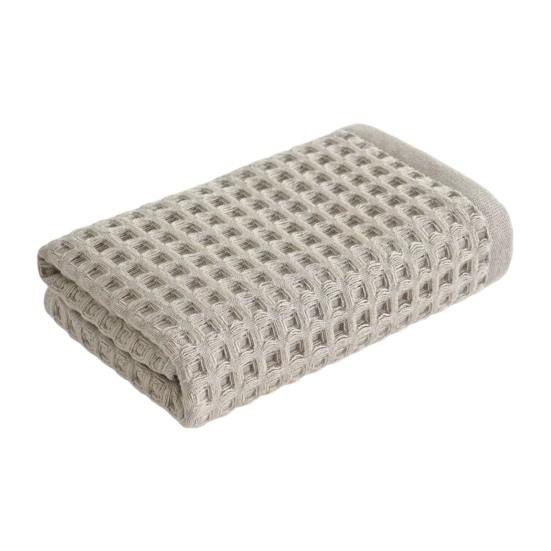 Hypoallergenic Bathing Towel Cotton Waffle Towels, Quick Dry Bath Lightweight Soft Sensitive Skin Friendly Washcloth Absorbent Travel for Bathroom,