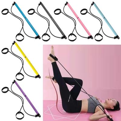 Stabförmiger verstellbarer Übungsstab Fitnessstab Dehngürtel Pilates-Stange Fitnessstudio Körpertraining