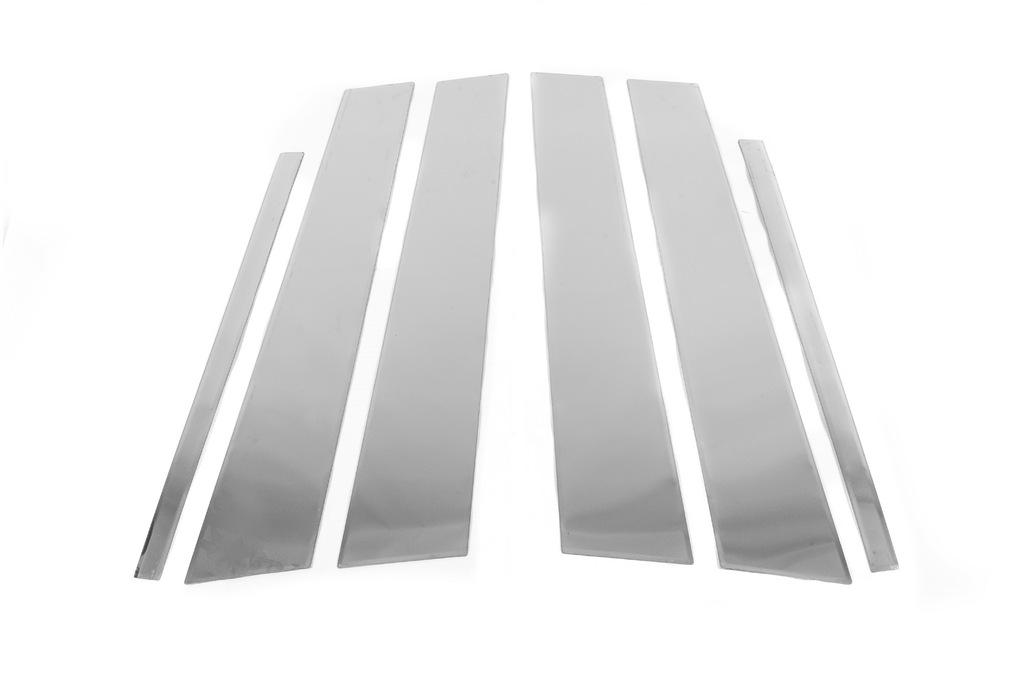

door pillar trims (6 pcs, stainless steel) for Volkswagen Golf 5