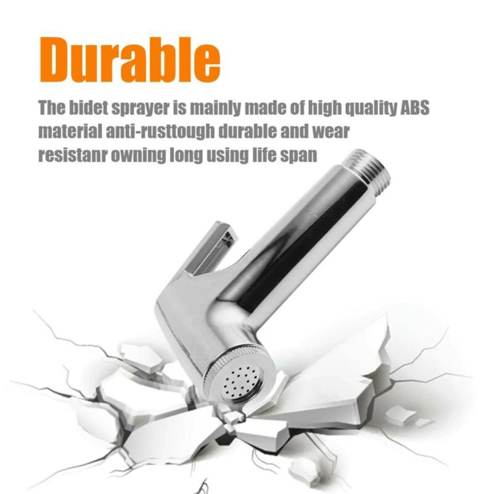 Bathroom Hand-held Nozzle Bidet Sprayer Set Bidet Sprayer Diaper Washer For Feminine Non-slip Handle Potty Seat Cleaner