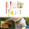 10 Pieces Bee Hive Smoker Kit Gloves for Beginners and Pro Beekeepers Garden