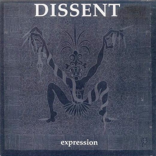 

7inch Record DISSENT - Expression AR006 Amity Records 1991 US Rock Used