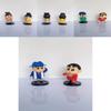 Cute And Colorful Crayon Shin-chan Character Figurines For Desk And Car Display