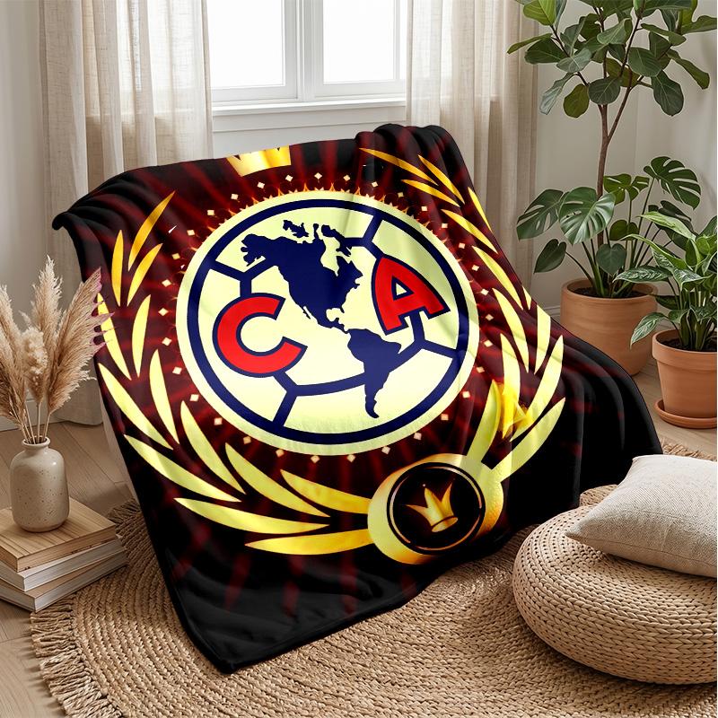 club América Theme blanket Soft Flannel Blanket Plush Throw Blanket Cozy Sofa Bed Blanket for Home Decor