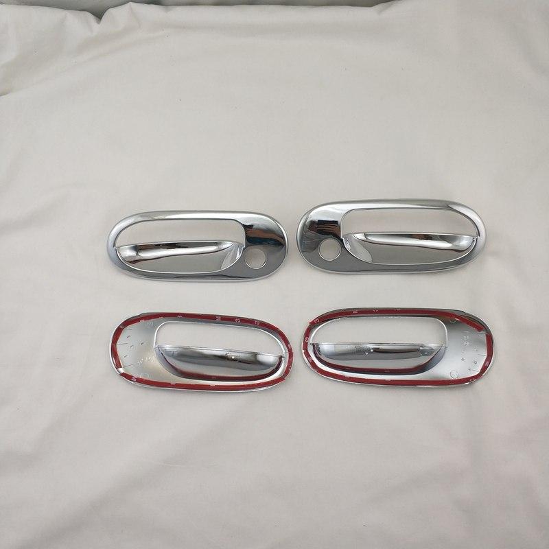 Yifei Chrome Car Accessories Handle Bowl Cover Trim Paste Style For SUNNY SENTRA180 2002 2003 2004 2005