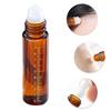 Essential Oil Roller Bottles 10ml Dropper Bottles Amber Glass Roller Bottles with Caps for Travel Glass Roll on Bottles