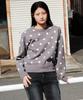 PLAC WOMEN Dot Pattern Pullover Gray