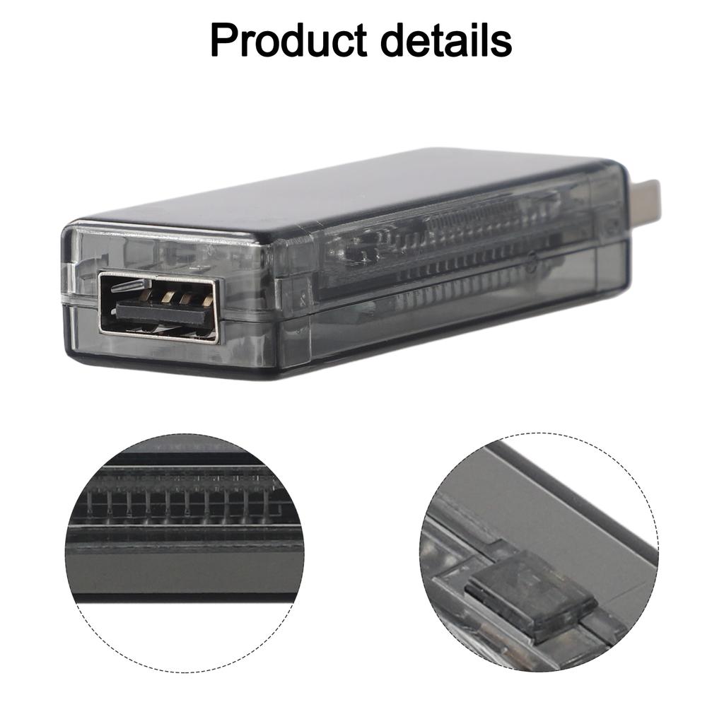 For USB Devices Voltage Tester USB Voltage Meter Testing And Monitoring Error Range 1 Operating Temperature 0-60 C