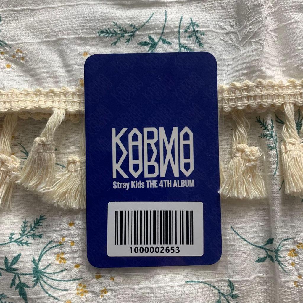 [USED] StrayKids KARMA Fans Seungmin Purchase Bonus Trading Card