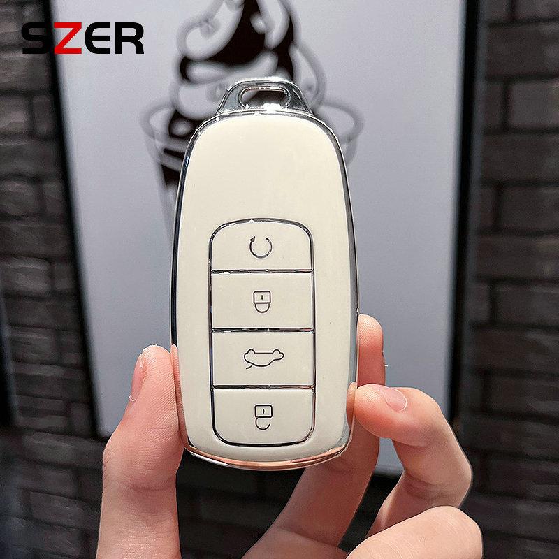 TPU Car Key Case Cover For Chery Tiggo 8 Pro Tiggo 8plus New 5 Plus 7pro Chery Tiggo 7 Pro Max Omoda 5 C5 Modod Protector Fob