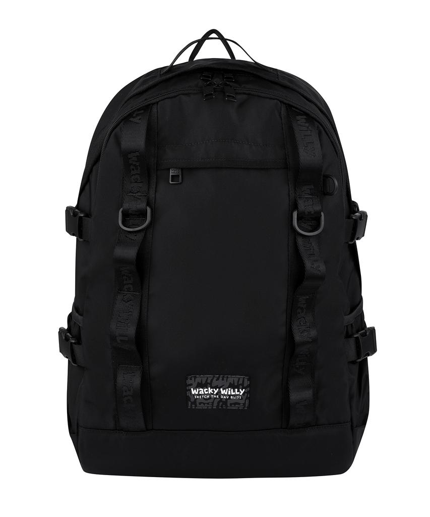 Wacky Willy Cordura Webbing Backpack Black