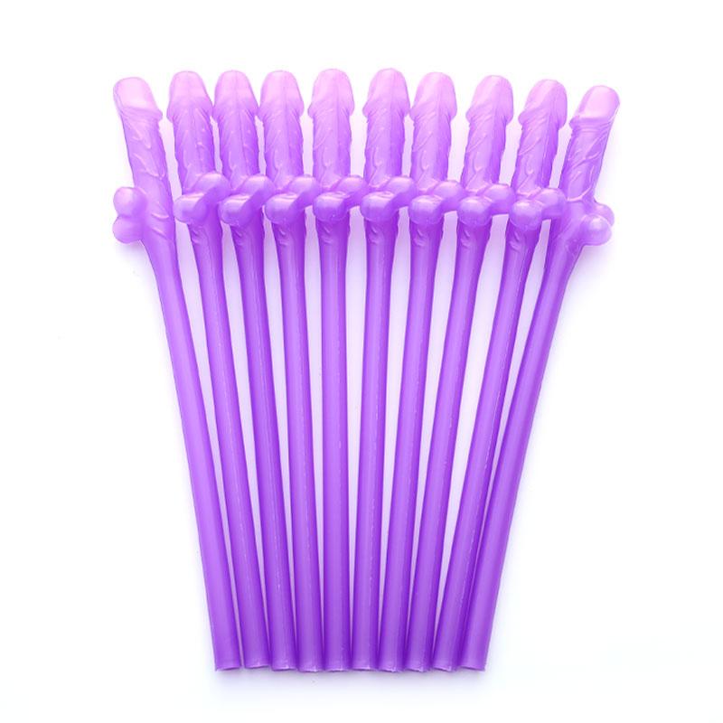 Hens Party Accessory Drink Plastic Willy Dick Dicky Straws Novelty Nude Straw