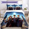 3pcs Harry Potter Bedding Set Duvet Cover Closure Includes 1 Duvet Cover & 2 Pillowcases, Soft and Comfortable for All Seasons.