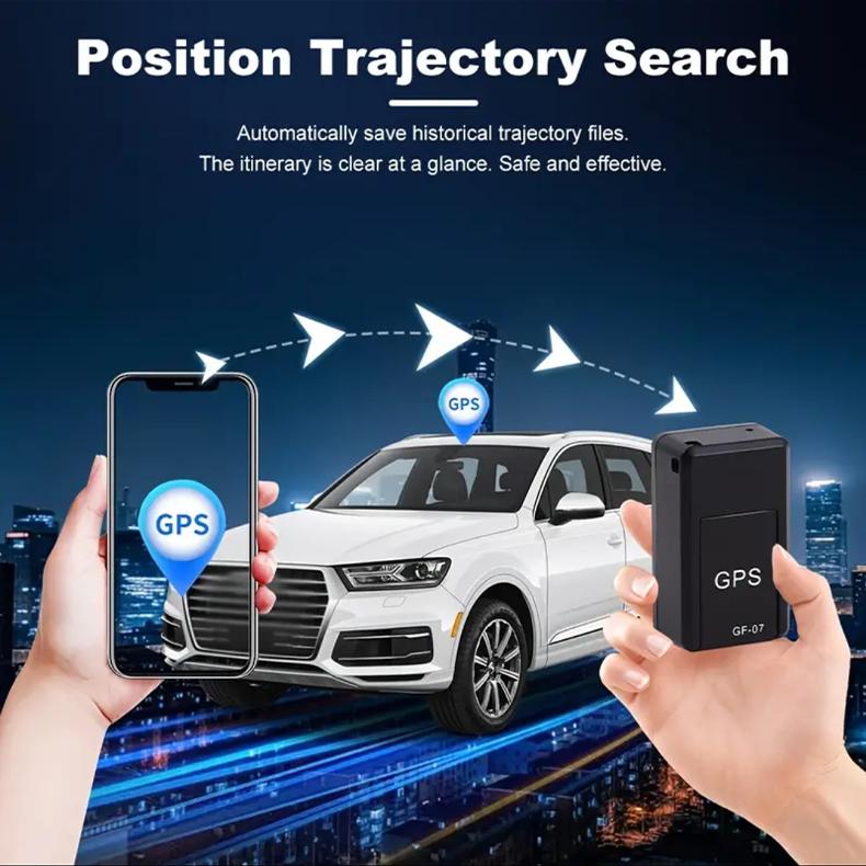 Motorcycle Car Gps Tracker Mini Tracking Locator Magnetic Vehicle Tracker Locator for Pets Child Elderly Gps Position App.BLACK