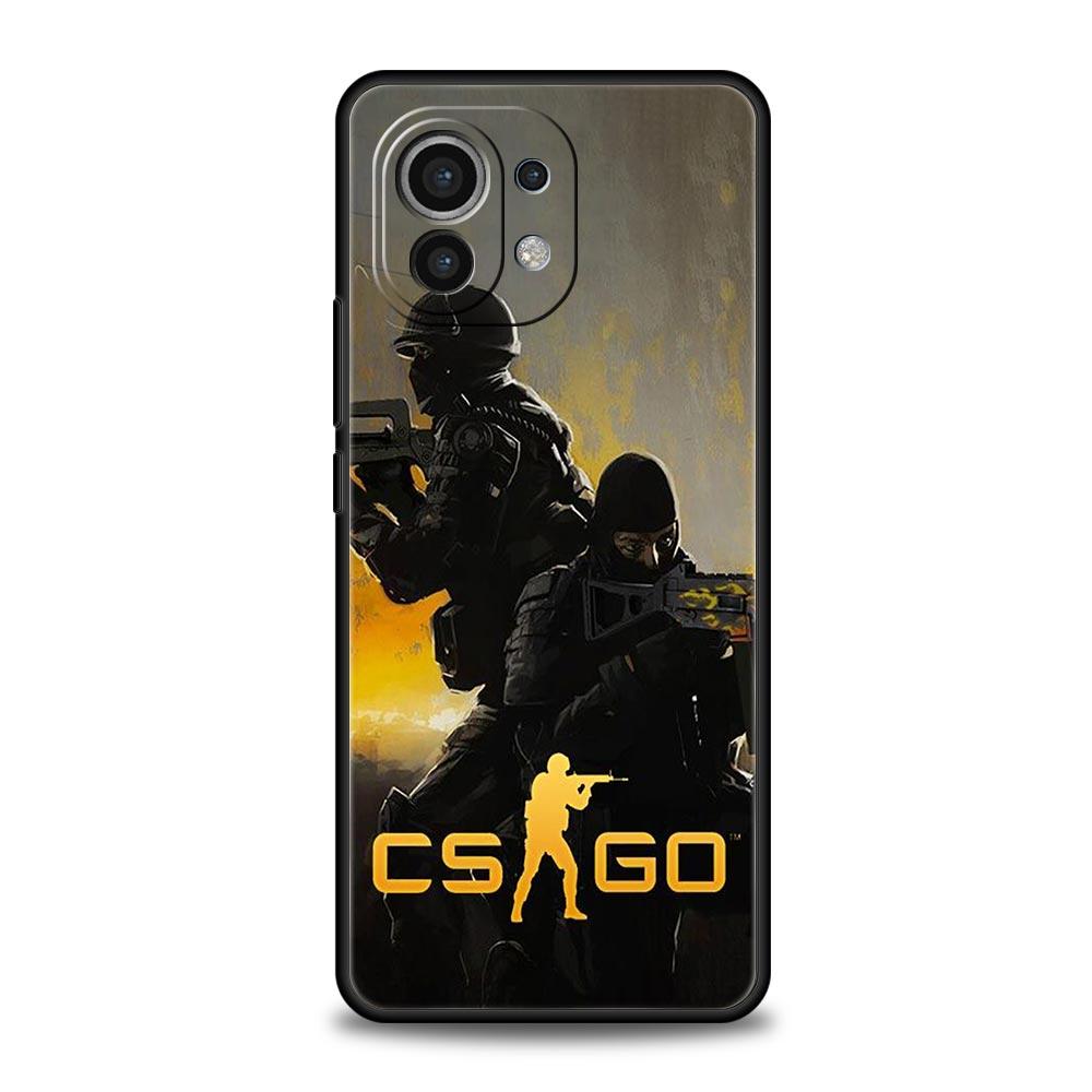 Phone Case For Xiaomi Mi 15 14 13 12 11 Lite 14T 13T 12T 11T Pro Poco X7 X6 X5 X3 Pro F6 F5 F4 Cover Counter Strike CS GO