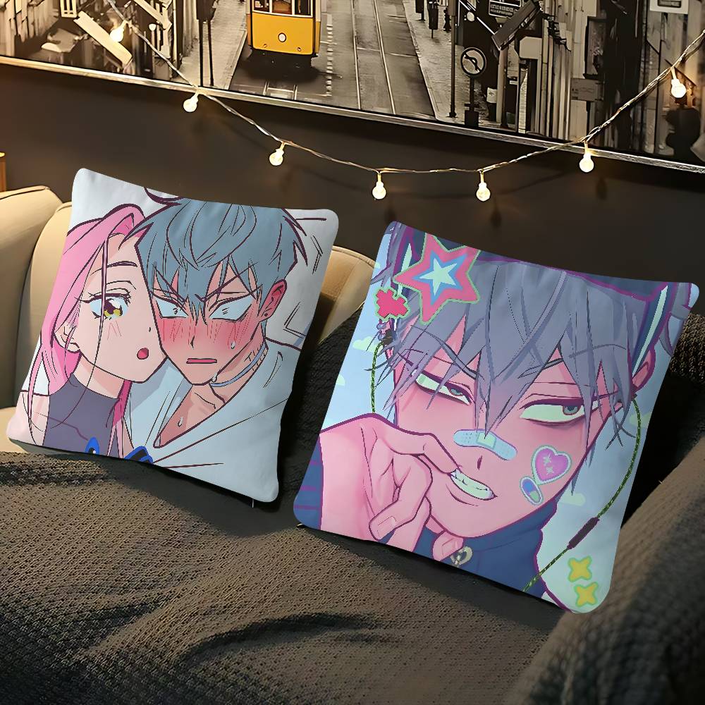 Anime ALIEN STAGE Pillow Case Removable Washable Cushion Cover – All-Season Soft Linen
