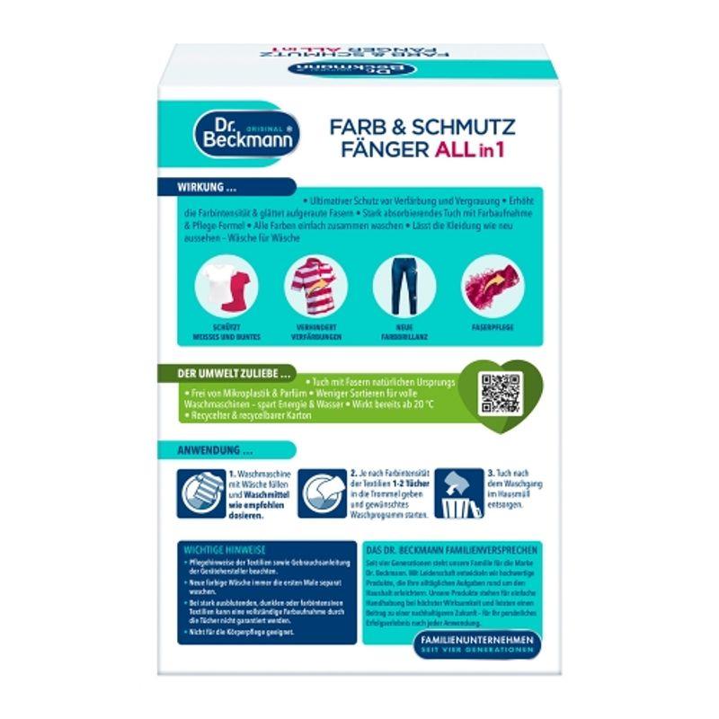 Dr. Beckmann 3-i-1 Färg Tvätt Magiska Ark (40 ark)