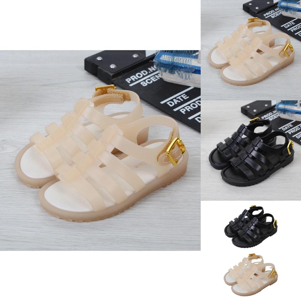 Melissa Gleicher Stil Kinder PVC Römerschuhe Atmungsaktive und Bequeme Sandalen