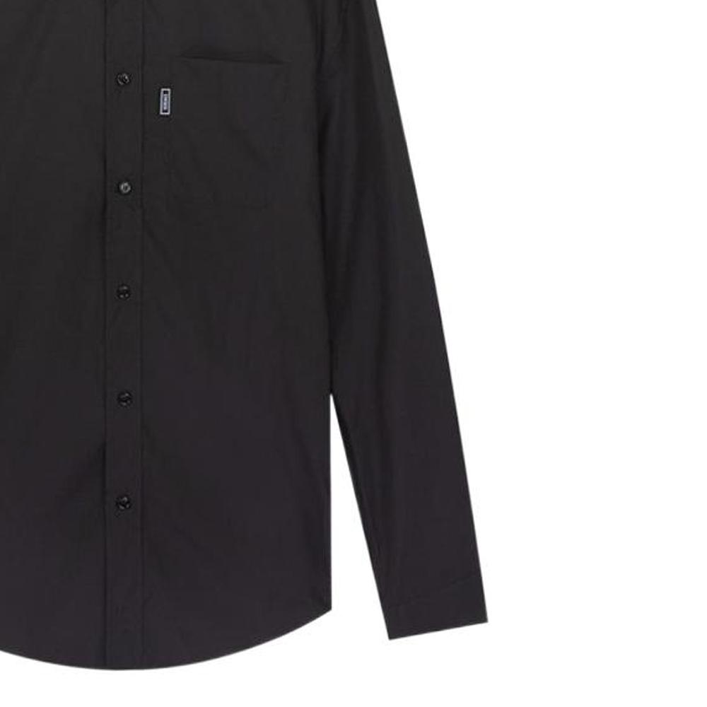 VERSACE Shirts Men's Black Lapel Moderate Other A87411-A232105-A1008