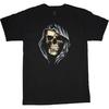 Mens Graphic Tees Hooded Skull T-shirt Clothing Apparel Unisex T-Shirt