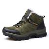New Outdoor Sports Men's High Board Wear-resistant Large Size Velvet Outdoor Couple Hiking Shoes