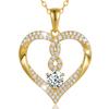 Mennica Świdnicka - Gold Infinity Necklace Pendant with Chain Infinity Sign - Silver 925 24K Gold Plated