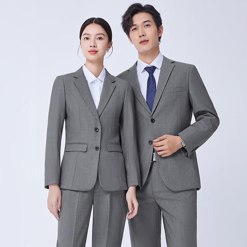 

Профессиональный деловой костюм Troyman для мужчин и женщин 44