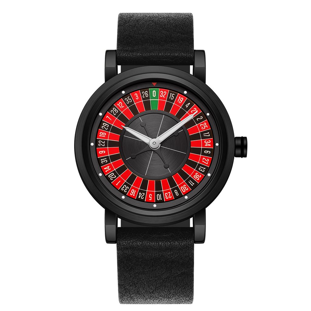New Fashionable Creative Rotating Wheel Dial Men Watch Luminous Waterproof Quartz Watches Relojes Para Hombres