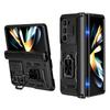 Odolné pouzdro Hinge Protection Phone Armor pro Samsung Galaxy Z Fold 8 Ultra / 7 6 5 s 360° magnetickým kroužkem a stojánkem