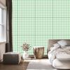 Wallpaper Fabric Pattern Mint, White and Light Gray 50x1000