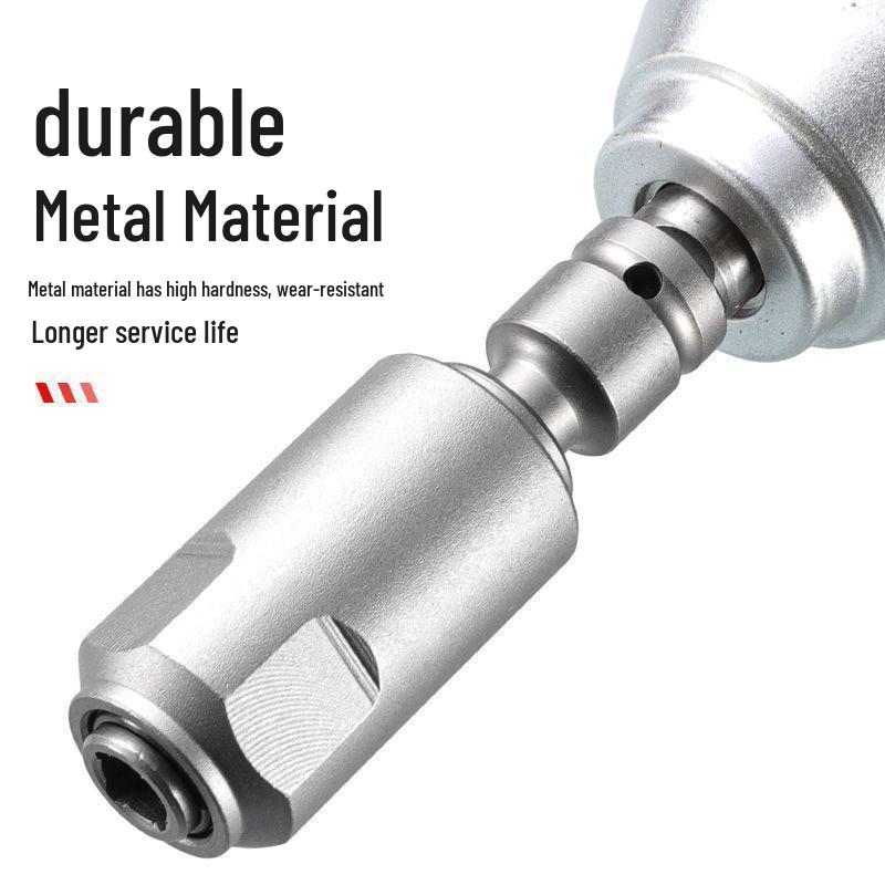 Industrial Grade Multifunctional Impact Wrench & Hammer with 1/2 Conversion Adapter for Square Shank Drill Bits