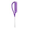 Metal Pin Tail Comb Hairdressers Barbers Rat Tail Comb for Styling Teasing Wide Tooth Pick Stylist Braiding Combs